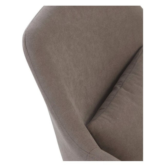 SILLÓN ORLY TAUPE TEXTIY Y METAL 