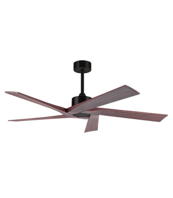 VENTILADOR DC NADIR MADERA Y METAL NOGAL 