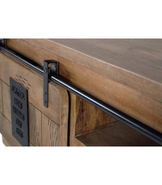 MUEBLE DE TV CHICAGO  MADERA Y METAL MDMHOGAR