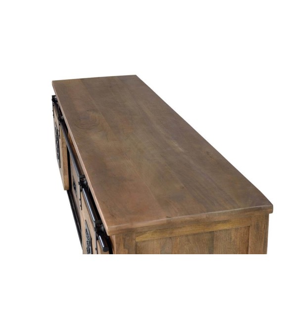 MUEBLE DE TV CHICAGO  MADERA Y METAL MDMHOGAR