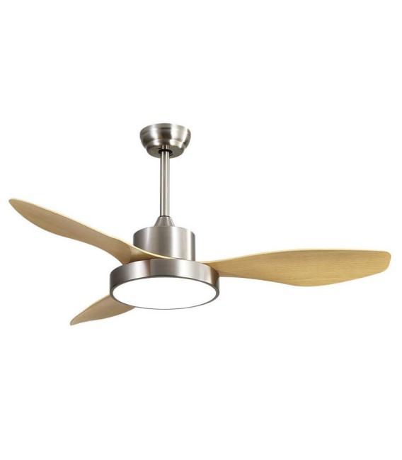 VENTILADOR DC HAYATE ABS Y METAL NÍQUEL