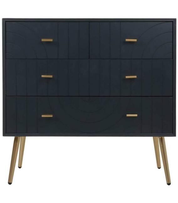 CÓMODA NEO MADERA Y METAL MDMHOGAR