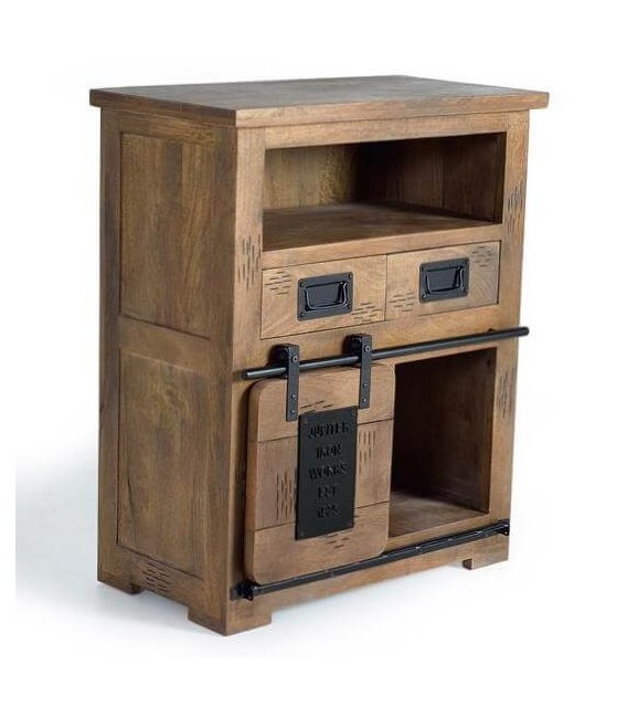 TAQUILLÓN CHICAGO MADERA Y METAL