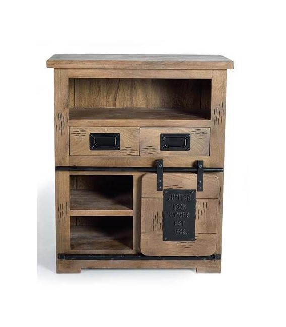 TAQUILLÓN CHICAGO MADERA Y METAL