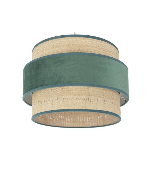LÁMPARA DE TECHO REYES VERDE 40 Ø ARPILLERA Y TEXTIL