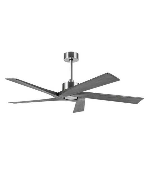 VENTILADOR DC NADIR MADERA Y METAL GRIS