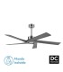 VENTILADOR DC NADIR MADERA Y METAL GRIS