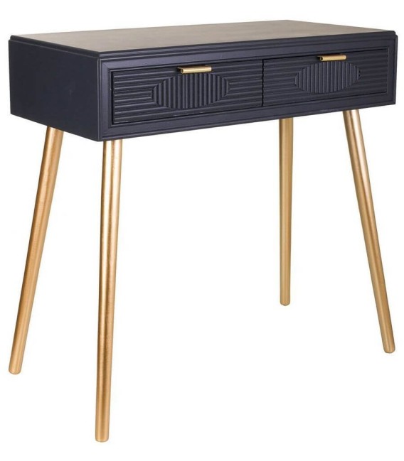 CONSOLA DE NOCHE NEO MADERA Y METAL MDMHOGAR