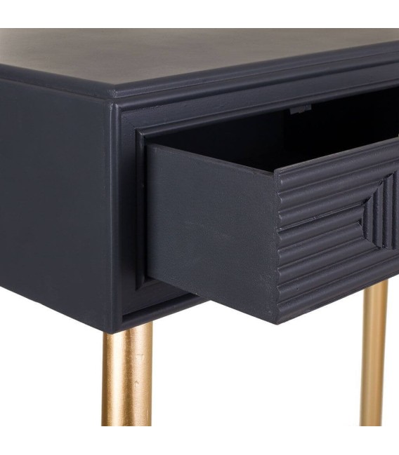 CONSOLA DE NOCHE NEO MADERA Y METAL MDMHOGAR