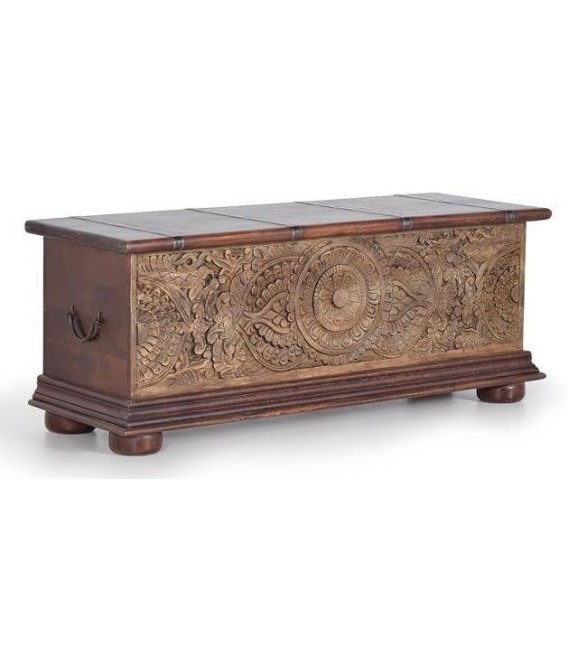 BAÚL PANGEA MADERA Y METAL 