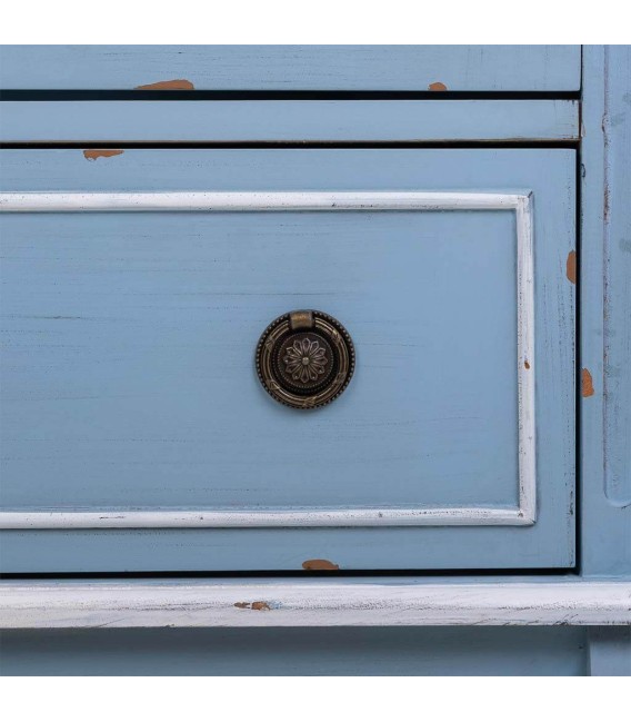 ARMARIO ATENEA MADERA Y RATÁN 