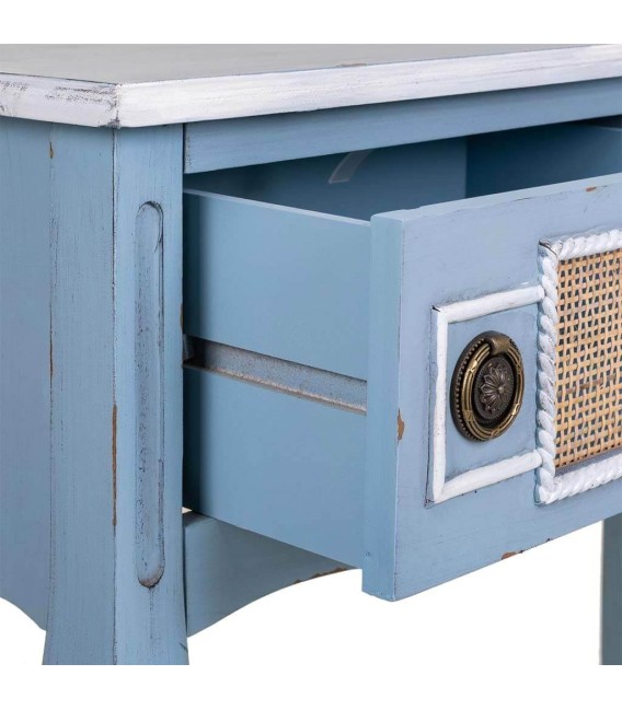 CONSOLA ATENEA MADERA Y RATÁN MDMHOGAR