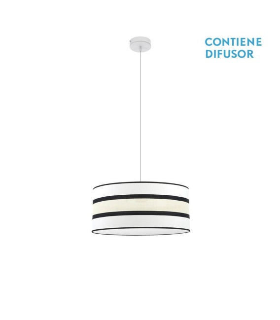 LÁMPARA DE TECHO KARLA 40 Ø TEXTIL 