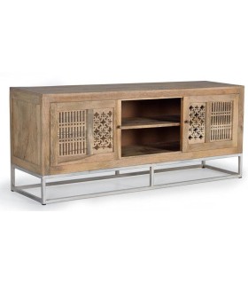 MUEBLE DE TV MAMBA MADERA Y METAL MDMHOGAR