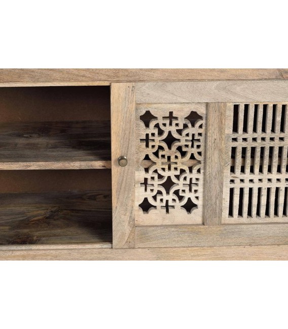 MUEBLE DE TV MAMBA MADERA Y METAL MDMHOGAR