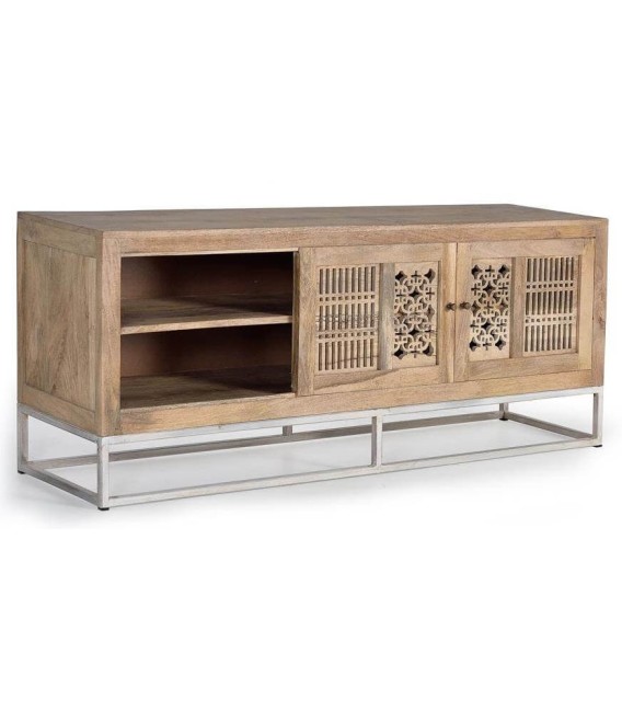 MUEBLE DE TV MAMBA MADERA Y METAL MDMHOGAR