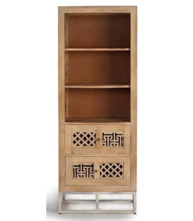 LIBRERÍA MAMBA MADERA Y METAL MDMHOGAR