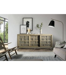 APARADOR MAMBA 1 MADERA Y METAL MDMHOGAR