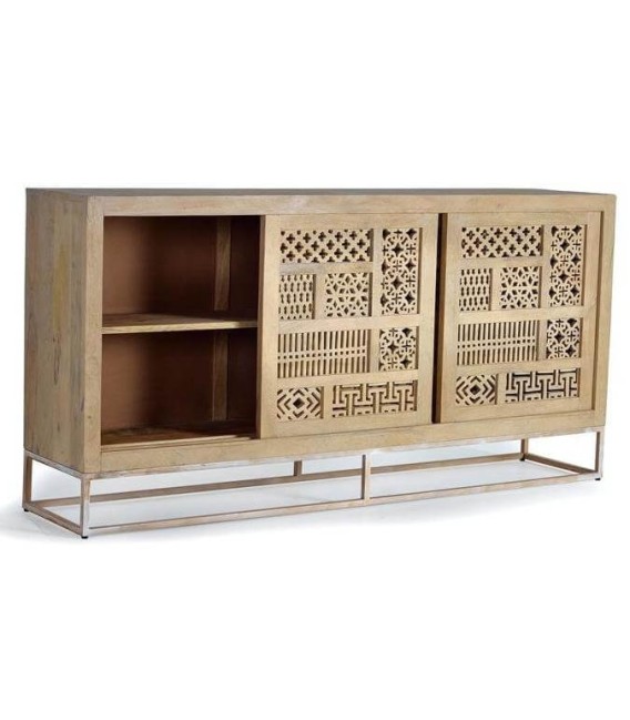 APARADOR MAMBA 1 MADERA Y METAL MDMHOGAR