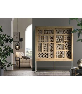 ARMARIO ALACENA MAMBA MADERA Y METAL MDMHOGAR