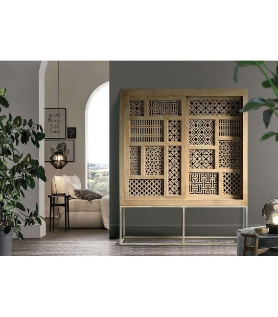 ARMARIO ALACENA MAMBA MADERA Y METAL MDMHOGAR