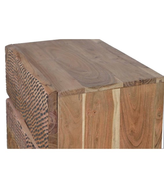 MESITA DE NOCHE KELAPA MADERA Y METAL