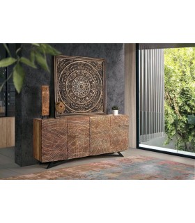 APARADOR KELAPA MADERA Y METAL MDMHOGAR