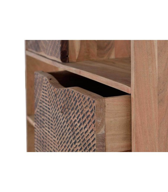 LIBRERÍA KELAPA MADERA Y METAL 