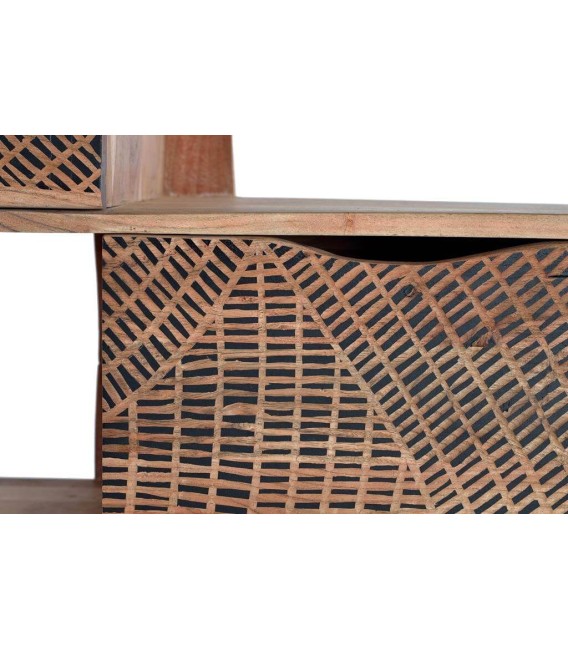 LIBRERÍA KELAPA MADERA Y METAL 