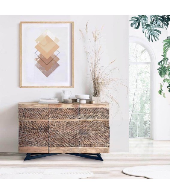 APARADOR KELAPA 1 MADERA Y METAL MDMHOGAR