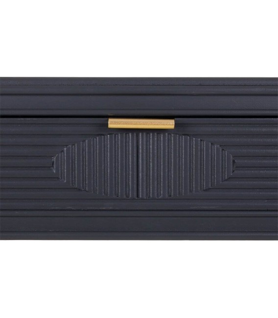 CONSOLA NEO 1 NEGRA MADERA Y METAL