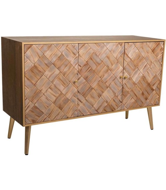 APARADOR NAXOS  MADERA Y METAL MDMHOGAR