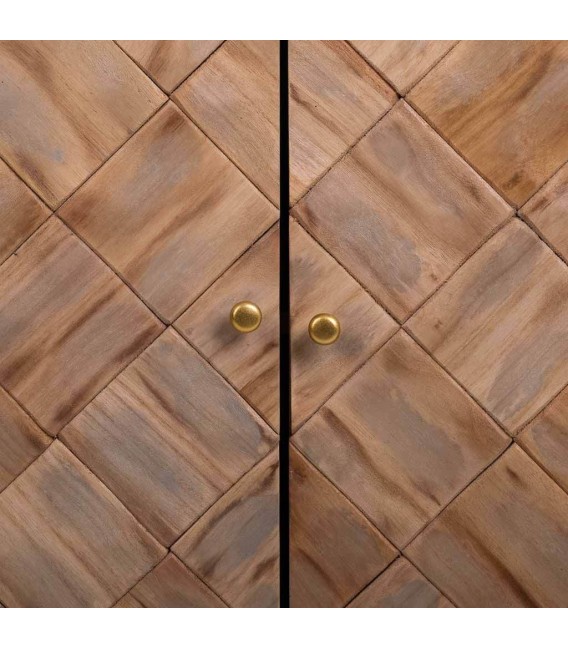 APARADOR NAXOS  MADERA Y METAL MDMHOGAR