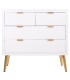 CÓMODA NEO BLANCO MADERA Y METAL 
