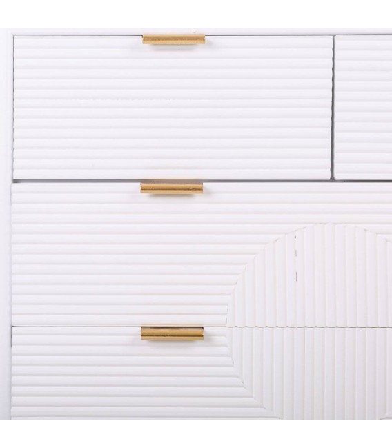 CÓMODA NEO BLANCO MADERA Y METAL 