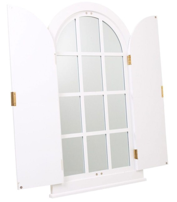 ESPEJO NEO BLANCO MADERA Y METAL