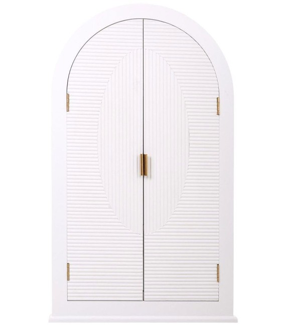 ESPEJO NEO BLANCO MADERA Y METAL