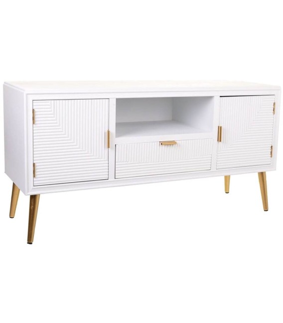 MUEBLE DE TV NEO BLANCO MADERA Y METAL MDMHOGAR