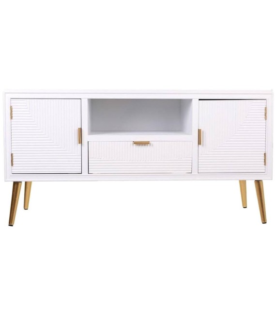 MUEBLE DE TV NEO BLANCO MADERA Y METAL MDMHOGAR