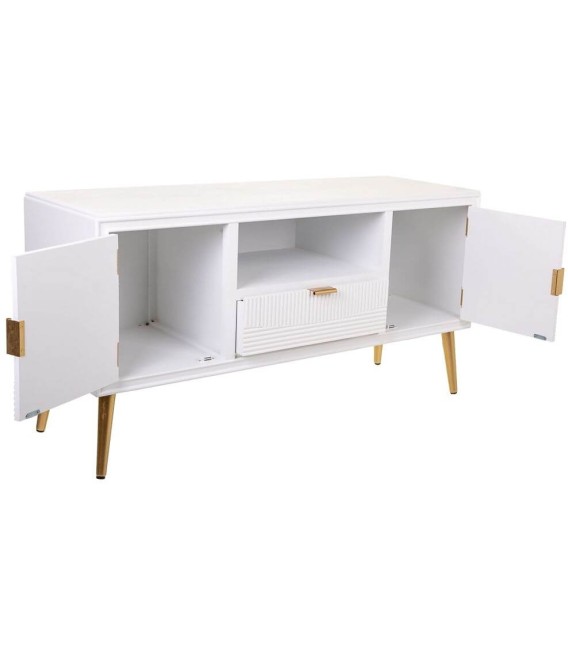 MUEBLE DE TV NEO BLANCO MADERA Y METAL MDMHOGAR