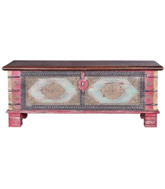 BAÚL APOLO MADERA Y METAL