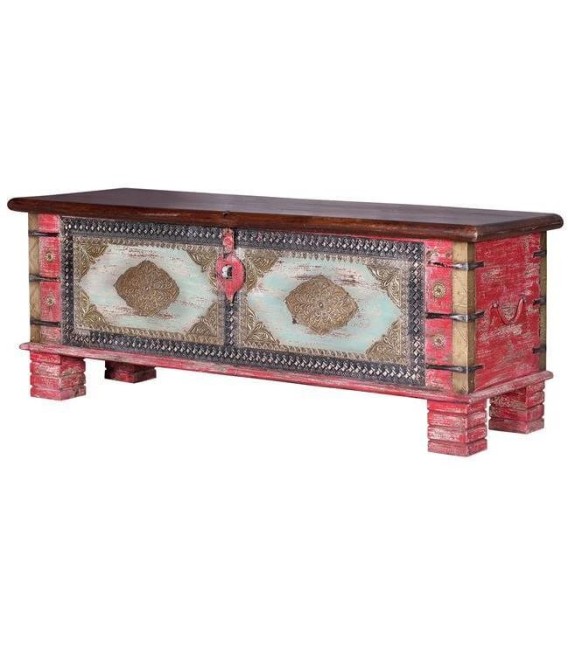 BAÚL APOLO MADERA Y METAL