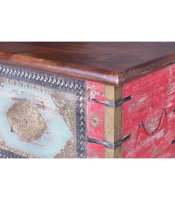 BAÚL APOLO MADERA Y METAL