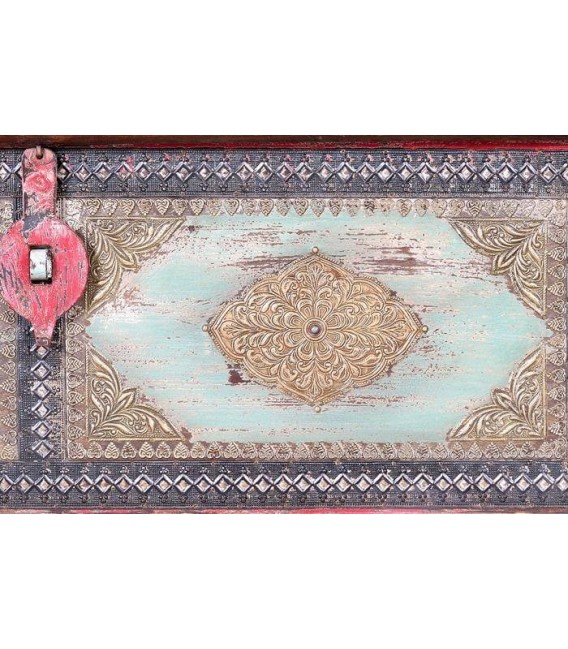 BAÚL APOLO MADERA Y METAL