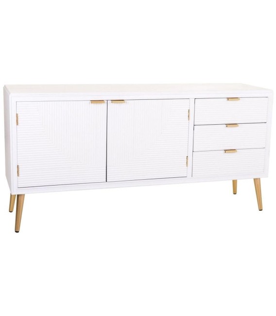 APARADOR NEO 1 BLANCO MADERA Y METAL