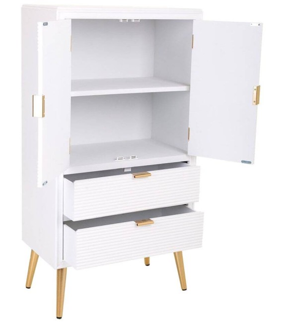 ARMARIO NEO 1 BLANCO MADERA Y METAL MDMHOHGAR