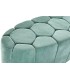 BANCO PIE DE CAMA VIENA TURQUESA TEXTIL 