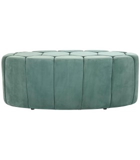 BANCO PIE DE CAMA VIENA TURQUESA TEXTIL 