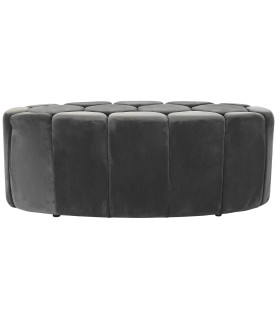 BANCO PIE DE CAMA VIENA GRIS TEXTIL MDMHOGAR