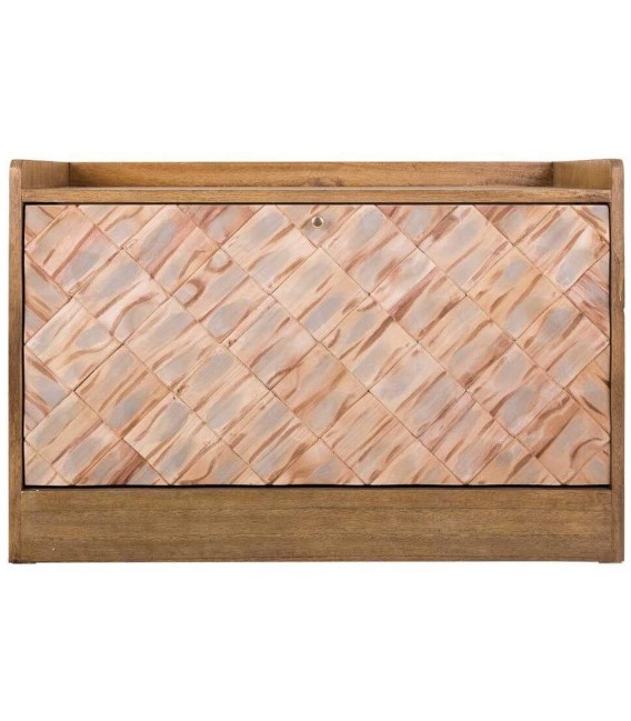 BANCO ZAPATERO NAXOS MADERA Y METAL MDMHOGAR